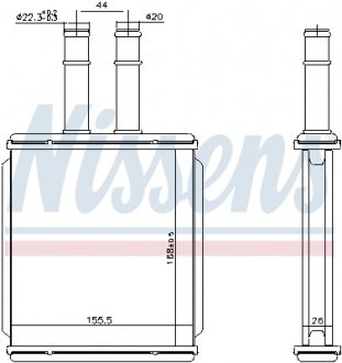 Автозапчастина NISSENS 73999