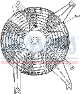 Вентилятор радіатора NISSENS 85383 (фото 1)