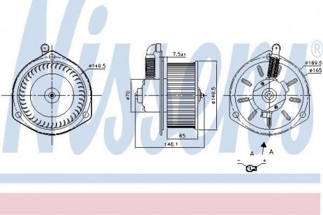 Вентилятор NISSENS 87163 (фото 1)