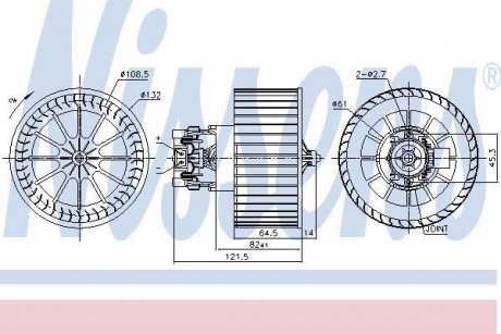 Вентилятор NISSENS 87479 (фото 1)