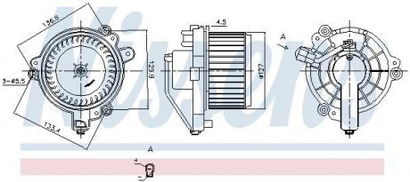 Вентилятор NISSENS 87705