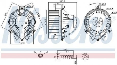 Вентилятор NISSENS 87708