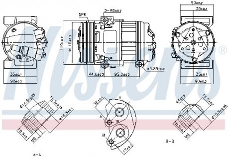 Компрессор NISSENS 890055 (фото 1)