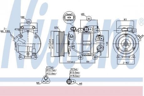 Компрессор NISSENS 890150