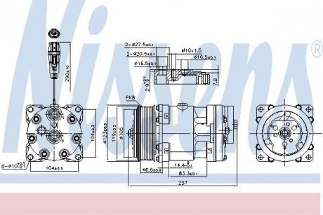 Автозапчасть NISSENS 890193