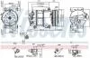 Компресор кондиціонера FIAT 500L, PUNTO, TIPO 0.9-1.4LPG 09.12- 890211