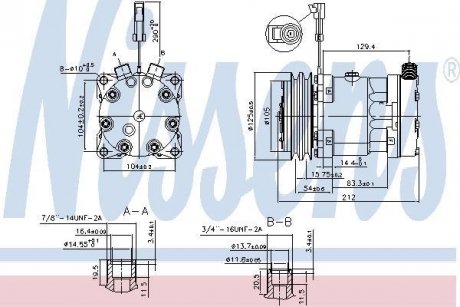Автозапчасть NISSENS 89518