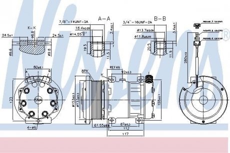 Автозапчасть NISSENS 89640