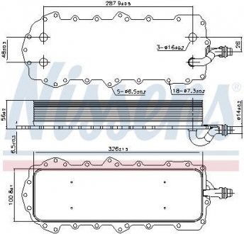 Теплообменник NISSENS 90947