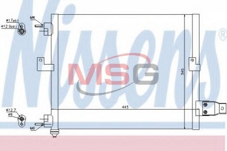 Конденсатор, кондиционер NISSENS 94036