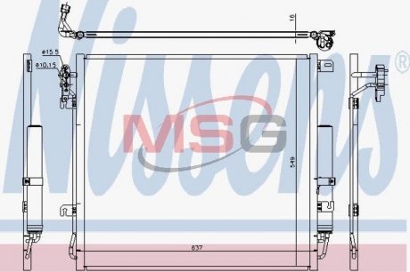 Конденсатор NISSENS 940485 (фото 1)