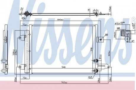 Конденсатор NISSENS 940588 (фото 1)