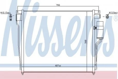 Конденсатор NISSENS 940643