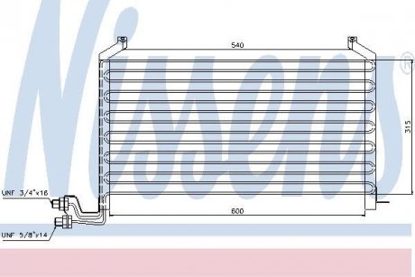Радіатор кондиціонера NISSENS 94088