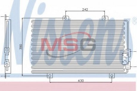 Конденсатор, кондиционер NISSENS 94208