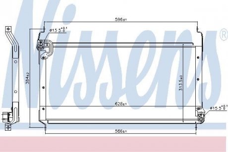 Конденсатор, кондиционер NISSENS 94530