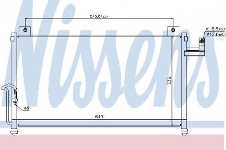 Конденсатор, кондиционер NISSENS 94742