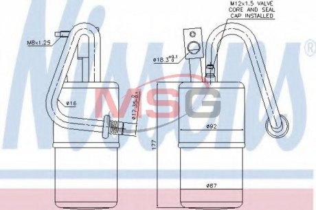 Осушувач кондиціонера NISSENS 95416