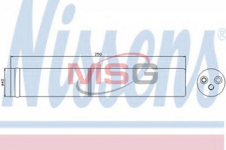 Осушувач кондиціонера NISSENS 95421 (фото 1)
