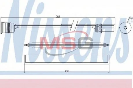 Радіатор NISSENS 95466