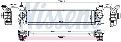 Теплообменник NISSENS 96016