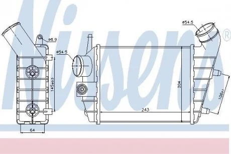 Інтеркулер NISSENS 96699