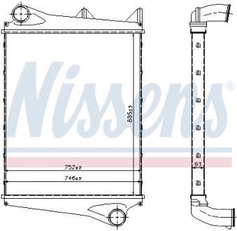 Інтеркулер NISSENS 96966 (фото 1)