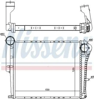 Інтеркулер RVI MIDLUM DXi5 05.06- NISSENS 97073 (фото 1)