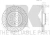 Диск гальмівний передній Skoda Octavia 2.0TDI 13- NK 2047141 (фото 3)