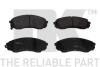 К-кт перед. тормозов. колодок Hyundai H-1 2.5CRDI 01-08/Kia Carniva 06- NK 223433 (фото 1)