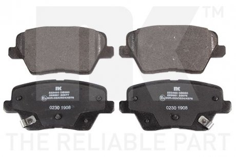 Фото 1 - колодки гальмівні (задні) Hyundai i30 16-/Kia Ceed 1.0-1.6 18- NK 223460 Колодки гальмівні (задні) Hyundai i30 16-/Kia Ceed 1.0-1.6 18- NK 223460 (фото 1)