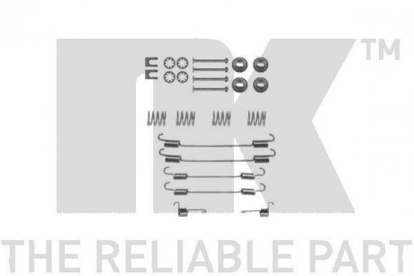 Фото 1 - комплектующие, тормозная колодка NK 7919747 Комплектующие, тормозная колодка NK 7919747 (фото 1)