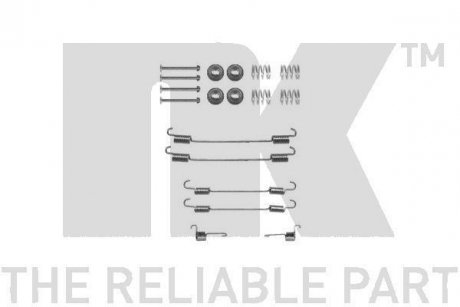 Монтажний набір гальмівних колодок NK 7937750
