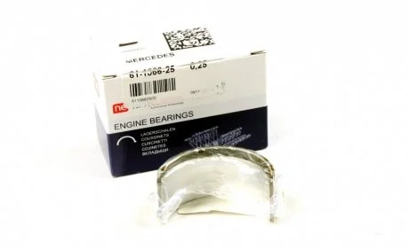 Вкладыши шатунные Mercedes Benz OM602 Sputter=6110662500 (+0.25) NPR 181 010 0013 15