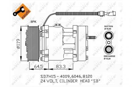 Автозапчастина NRF 32750