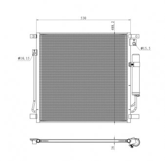 SKRAPLACZ KLIMATYZACJI MITSUBISHI L200 15- NRF 350502 (фото 1)