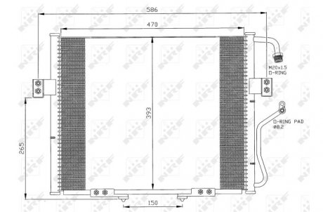 Конденсатор, кондиционер NRF 35399