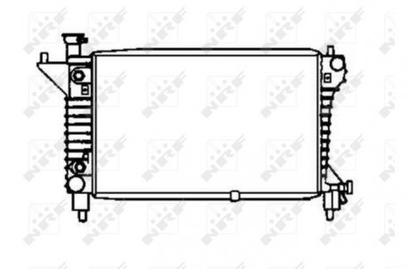 Радиатор NRF 50254 (фото 1)