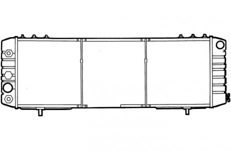 Радиатор, охлаждение двигателя NRF 50391