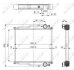 Радіатор двигуна (без рами) RVI MIDLUM DXi5/DXi7 05.06- NRF 509765 (фото 1)