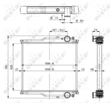 Радіатор NRF 509767