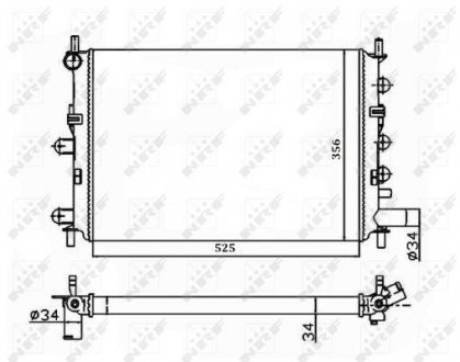 Теплообмінник NRF 514436A