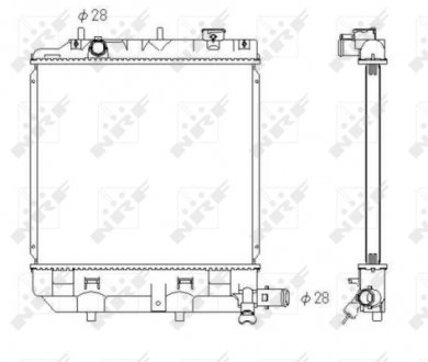 Радіатор NRF 53433