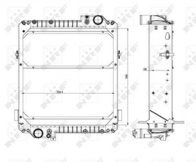 Радіатор NRF 54073
