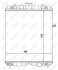 Радіатор двигуна ((en) with frame) KUBOTA M V3300-TIE 01.97-12.05 NRF 54106 (фото 1)