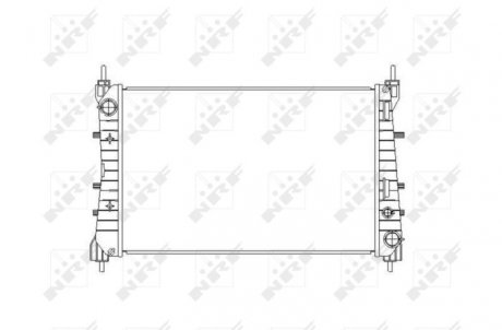 Радіатор, охолодження двигуна NRF 54503