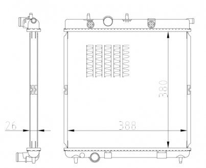 Автозапчасть NRF 550016