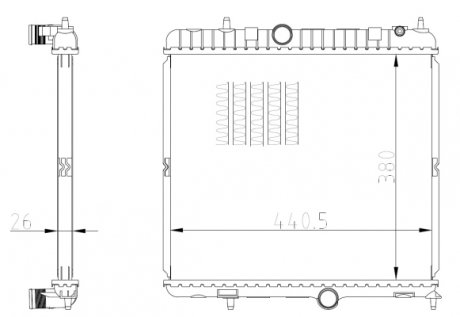 Автозапчасть NRF 550021