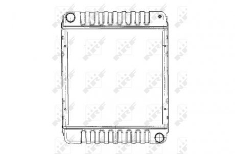 Радиатор, охлаждение двигателя NRF 55311