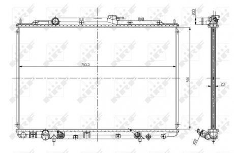 Автозапчастина NRF 56052